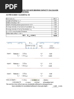 SBC Based On N Value | PDF | Solid Mechanics | Geotechnical Engineering