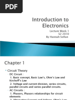 Introduction To Electronics - L1