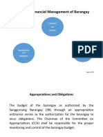 Manual On Financial Management of Barangay