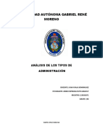 Cuadros Comparativos de Tipos de Administración