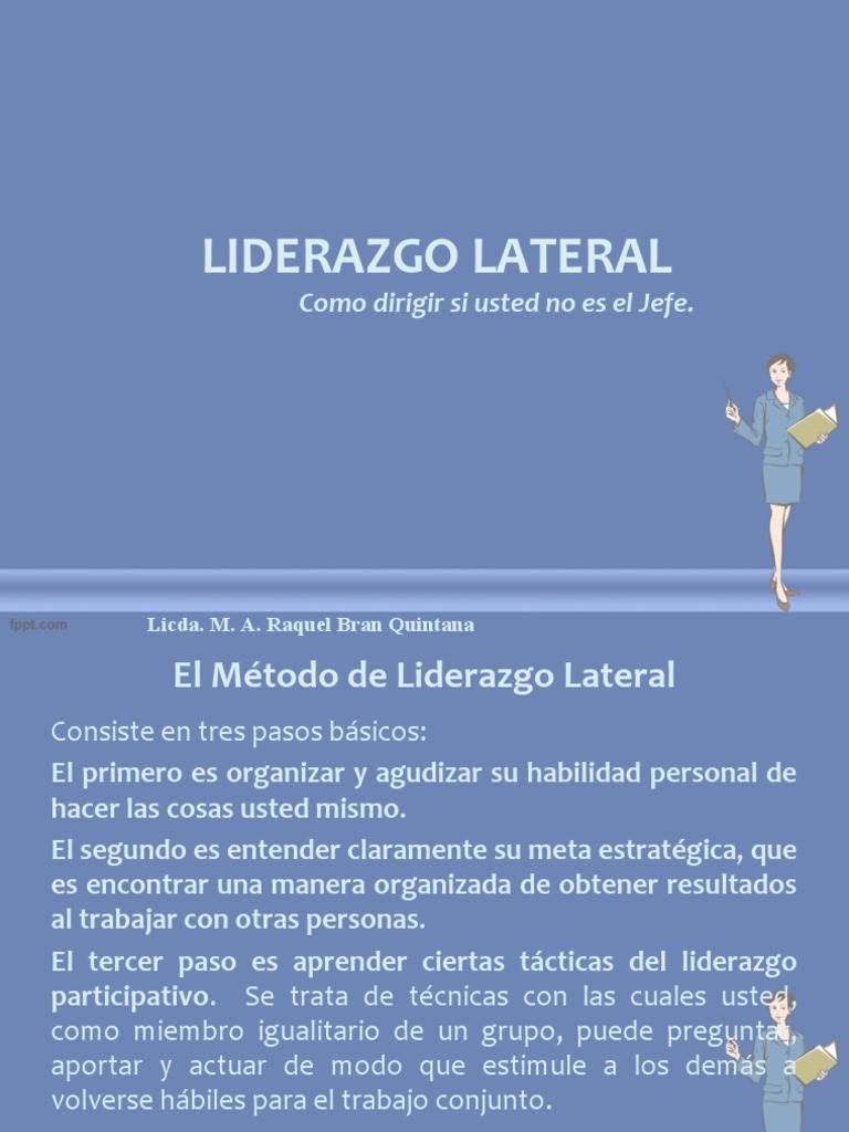 El Liderazgo Lateral – Ventajas del Liderazgo Lateral – DEVMUQ