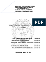 Manual de Normas y Procedimientos Contables de Compasión por la Niñez