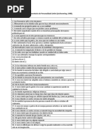 Instrumento McLean para BPD en Español | PDF | Psiquiatría | Medicina