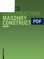 Basics Masonry Construction, 2006