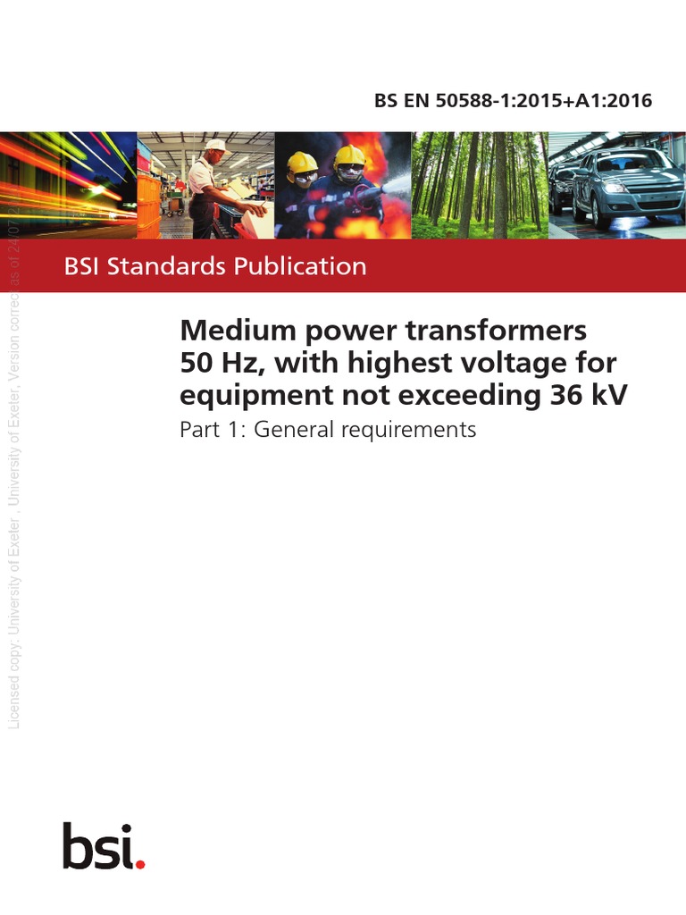 BS en 50588-1-2015+a1-2016 - (2020-07-24 - 07-18-58 Am) | PDF ...