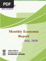 Ministry of Finance - Macroeconomic Report (July 2020)