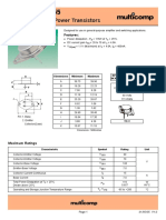 Complementary Power Transistors: Features