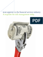 Risk Appetite in The Financial Services Industry: A Requisite For Risk Management Today