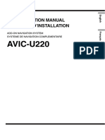 AVIC-U220: Installation Manual Manuel D