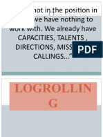 LOGROLLING