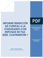 RC - Informe Rendición de Cuentas Con Enfoque de Paz