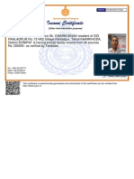 Jabir Income Certificate PDF
