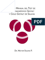 Manual del Test Psicodiagnóstico Gestalt de Salama: Herramienta para la evaluación y comprensión del Ciclo Gestalt de Salama