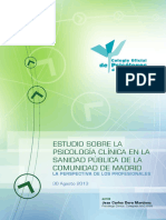 estudiosobrelapsicologiaclinicaeenlasanidadpublicadelacomunidaddemadrid