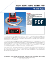 Gx-2009 Remote Sample Drawing Pump: RP-2009 Model