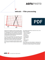 Technical Data: Agfa B/W Chemicals - Film Processing