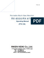 RX-8500/RX-8700: Portable Multi-Gas Monitor
