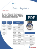 3850 Push Button Regulator: Cylinder Compatibility Gas Type Suitability Performance