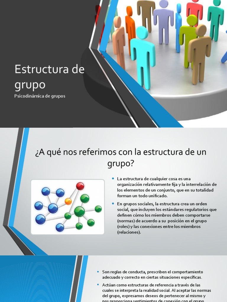 Estructura de Los Grupos | PDF | Comportamiento | Ciencias del ...