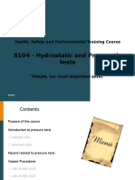 S104-PPT - Hydrostatic and Pneumatic Tests
