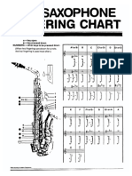Alto Saxophone Fingering Chart: JF BFT