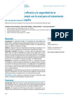 Comparacion de La Eficacia y La Seguridad de La Ivermectina en Champu Con La Oral para El Tratamiento de La Pediculosis Capitis