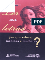 Resumo Ler As Letras Por Que Educar Meninas e Mulheres Jane Soares de Almeida