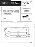 Datasheet UAA2022 PARA CONTROLAR LEDS