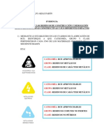 EVIDENCIA CLASIFICACION DE RCD