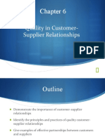 Quality in Customer-Supplier Relationships