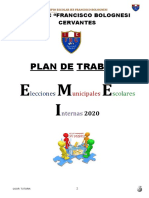 Plan de Trabajo Municipio Escolar 2020