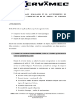 Mantenimiento equipos aire acondicionado sistema volumen variable