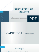 RESOLUCION 412 DE 2000