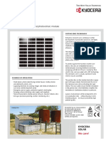 Kd50se-1p: High Efficiency Multicrystal Photovoltaic Module