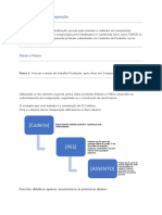 Tutorial - Cadastramento de Composição