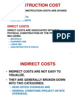 Construction Cost: Direct Costs