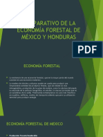 Comparativo de La Economía Forestal de México y