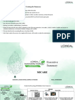 Loreal Sustainability Challenge 2020 Executive Summary Submission Format