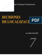 Tema 7 - Decisiones sobre localización