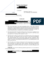 Barangay Complaint - Cyberlibel PDF