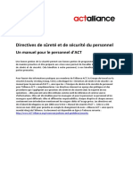 ACT Safety Security Guidelines French PDF