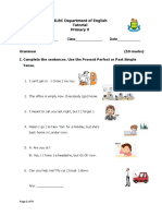 Grammar Worksheet - 1