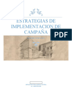 Estrategias de Impementacion de Campaña.