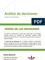 4 - Análisis de Decisiones