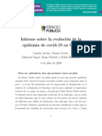 Informe Sobre La Evolución de La Epidemia Covid-03 - Julio PDF