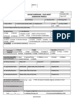 Intake Screening - Face Sheet Admission Profile: Client Name: Client #