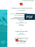 Certificate of Participation: Egi Yusriatur Rahmadani