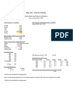 NIKE, INC COST OF CAPITAL