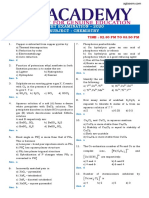 KCET 2020 Chemistry Question Paper and Solution by D R Academy