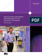 Advanced Musculoskeletal Physiotherapy Clinical Education Framework